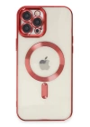 BFS  iPhone 12 Pro Max Kılıf Kross Magneticsafe Kapak - Kırmızı