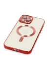 BFS  iPhone 12 Pro Max Kılıf Kross Magneticsafe Kapak - Kırmızı