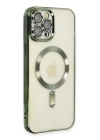 BFS  iPhone 12 Pro Max Kılıf Kross Magneticsafe Kapak - Koyu Yeşil
