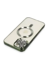 BFS  iPhone 12 Pro Max Kılıf Kross Magneticsafe Kapak - Koyu Yeşil