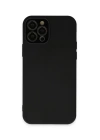 BFS  iPhone 12 Pro Max Kılıf Lansman Glass Kapak - Siyah
