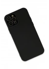 BFS  iPhone 12 Pro Max Kılıf Lansman Glass Kapak - Siyah