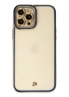 BFS  iPhone 12 Pro Max Kılıf Liva Lens Silikon - Mavi