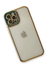 BFS  iPhone 12 Pro Max Kılıf Liva Lens Silikon - Yeşil