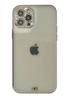BFS  iPhone 12 Pro Max Kılıf Liva Taşlı Silikon - Mor