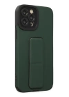 BFS  iPhone 12 Pro Max Kılıf Mega Standlı Silikon - Yeşil
