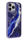 BFS  iPhone 12 Pro Max Kılıf Moda Simli Kapak - Mavi