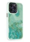 BFS  iPhone 12 Pro Max Kılıf Moda Simli Kapak - Yeşil