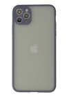 BFS  iPhone 12 Pro Max Kılıf Montreal Silikon Kapak - Gri