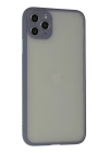 BFS  iPhone 12 Pro Max Kılıf Montreal Silikon Kapak - Gri