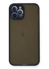 BFS  iPhone 12 Pro Max Kılıf Montreal Silikon Kapak - Lacivert