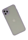 BFS  iPhone 12 Pro Max Kılıf Montreal Silikon Kapak - Mor