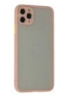 BFS  iPhone 12 Pro Max Kılıf Montreal Silikon Kapak - Pembe