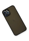 BFS  iPhone 12 Pro Max Kılıf Montreal Silikon Kapak - Siyah