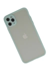 BFS  iPhone 12 Pro Max Kılıf Montreal Silikon Kapak - Turkuaz