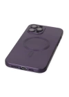 BFS  iPhone 12 Pro Max Kılıf Moshi Lens Magneticsafe Silikon - Mor