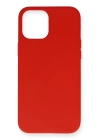 BFS  iPhone 12 Pro Max Kılıf Nano içi Kadife Silikon- Kırmızı