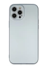 BFS  iPhone 12 Pro Max Kılıf Nano içi Kadife Silikon - Sky Blue