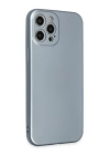 BFS  iPhone 12 Pro Max Kılıf Nano içi Kadife Silikon - Sky Blue