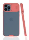BFS  iPhone 12 Pro Max Kılıf Platin Kamera Koruma Silikon - Pembe