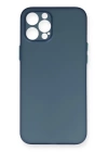 BFS  iPhone 12 Pro Max Kılıf PP Ultra İnce Kapak - Mavi