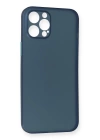 BFS  iPhone 12 Pro Max Kılıf PP Ultra İnce Kapak - Mavi