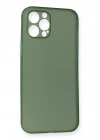 BFS  iPhone 12 Pro Max Kılıf PP Ultra İnce Kapak - Yeşil
