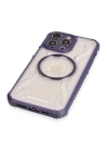BFS  iPhone 12 Pro Max Kılıf Prag Magneticsafe Kapak - Derin Mor
