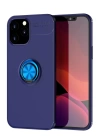 BFS  iPhone 12 Pro Max Kılıf Range Yüzüklü Silikon - Mavi