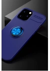 BFS  iPhone 12 Pro Max Kılıf Range Yüzüklü Silikon - Mavi
