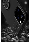 BFS  iPhone 12 Pro Max Kılıf Range Yüzüklü Silikon - Siyah-Gold
