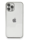 BFS  iPhone 12 Pro Max Kılıf Razer Lensli Silikon - Gümüş