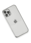 BFS  iPhone 12 Pro Max Kılıf Razer Lensli Silikon - Gümüş