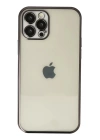 BFS  iPhone 12 Pro Max Kılıf Razer Lensli Silikon - Siyah