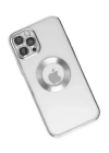 BFS  iPhone 12 Pro Max Kılıf Slot Silikon - Gümüş