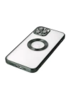 BFS  iPhone 12 Pro Max Kılıf Slot Silikon - Köknar Yeşili
