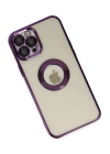 BFS  iPhone 12 Pro Max Kılıf Slot Silikon - Mor