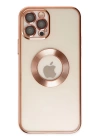BFS  iPhone 12 Pro Max Kılıf Slot Silikon - Rose Gold