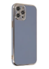 BFS  iPhone 12 Pro Max Kılıf Volet Silikon - Mavi