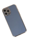 BFS  iPhone 12 Pro Max Kılıf Volet Silikon - Mavi