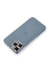 BFS  iPhone 12 Pro Max Metal Kamera Lens Koruma Cam - Mor