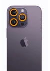 BFS  iPhone 12 Pro Neon Fosforlu Kamera Lens - Sarı