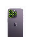 BFS  iPhone 12 Pro Neon Fosforlu Kamera Lens - Yeşil
