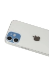 BFS  iPhone 12 Rainbow Kamera Lens Koruma Cam - Mavi