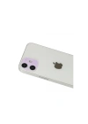 BFS  iPhone 12 Rainbow Kamera Lens Koruma Cam - Mor