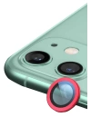 BFS  iPhone 12 Raze Metal Kamera Lens - Kırmızı