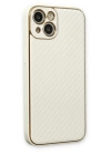 BFS  iPhone 13 Kılıf Coco Karbon Silikon - Beyaz