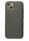 BFS  iPhone 13 Kılıf Coco Karbon Silikon - Füme