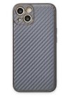 BFS  iPhone 13 Kılıf Coco Karbon Silikon - Gri
