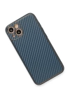 BFS  iPhone 13 Kılıf Coco Karbon Silikon - Mavi